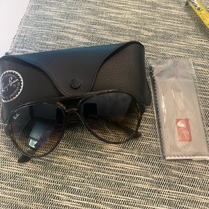 Rayban sunglasses. Brown tortoiseshell color